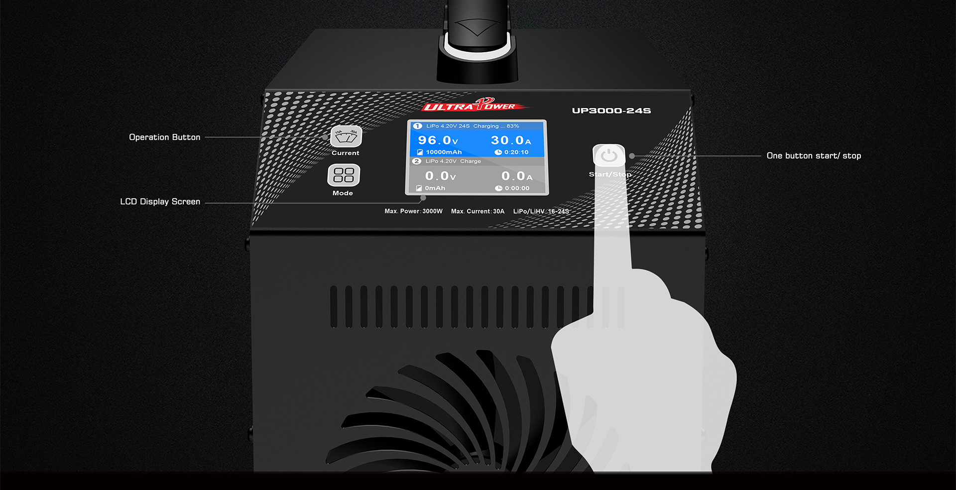 ULTRAPOWER UP3000-24S 3000W 30 - огляд і ціна Drone Battery Charger