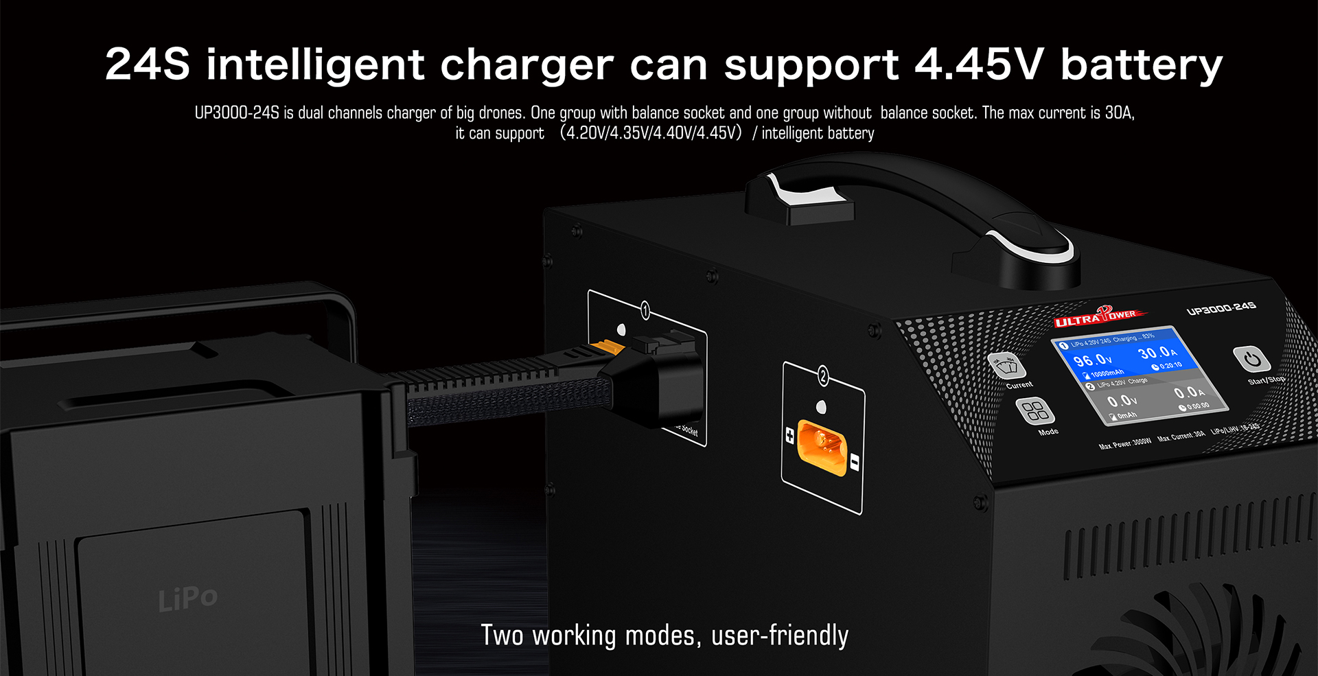 ULTRAPOWER UP3000-24S 3000W 30 - огляд і ціна Drone Battery Charger