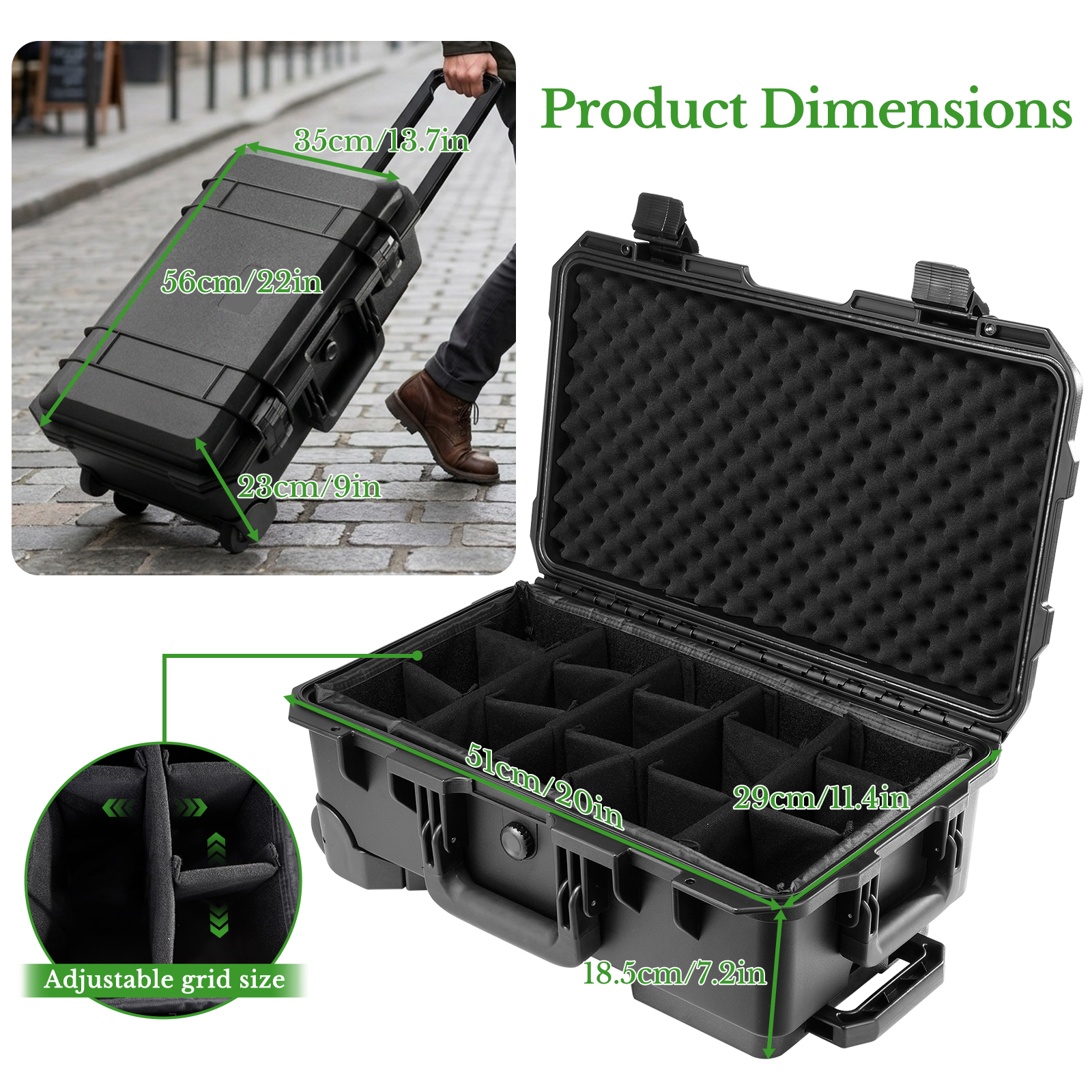 Professional Large Hard Rollin - огляд і ціна Drone Carrying Case