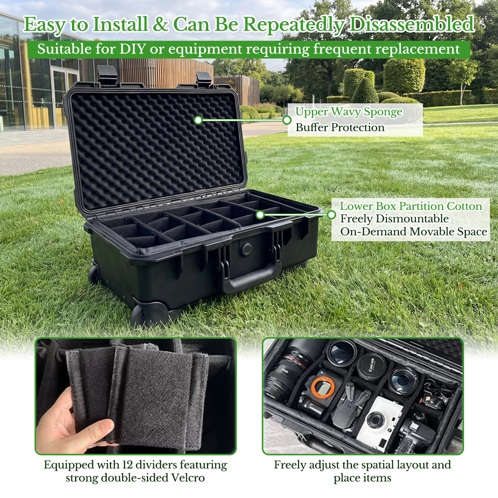 Professional Large Hard Rollin - огляд і ціна Drone Carrying Case