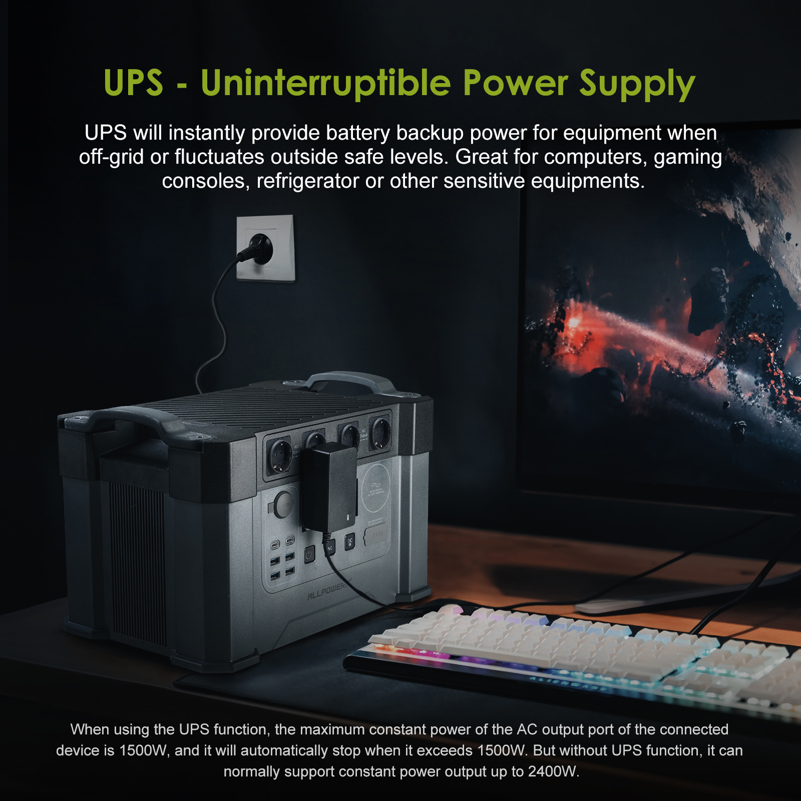 ALLPOWERS S2000 Pro Outdoor Ge - огляд і ціна Drone Solar Charger