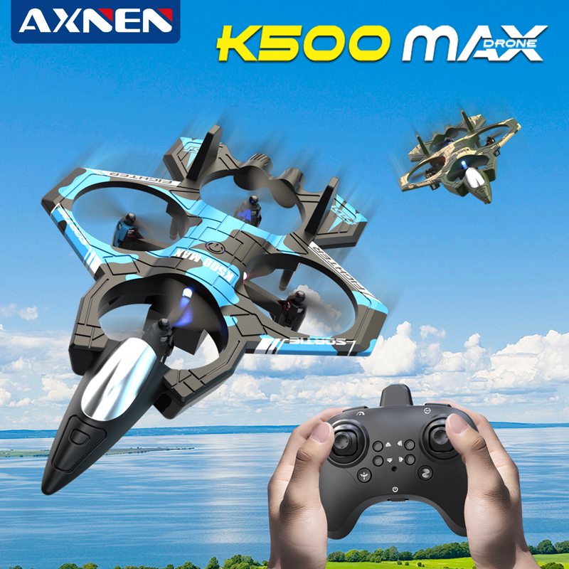 AXNEN K500 MAX RC Plane Fighte - огляд і ціна Drone Beacon Light