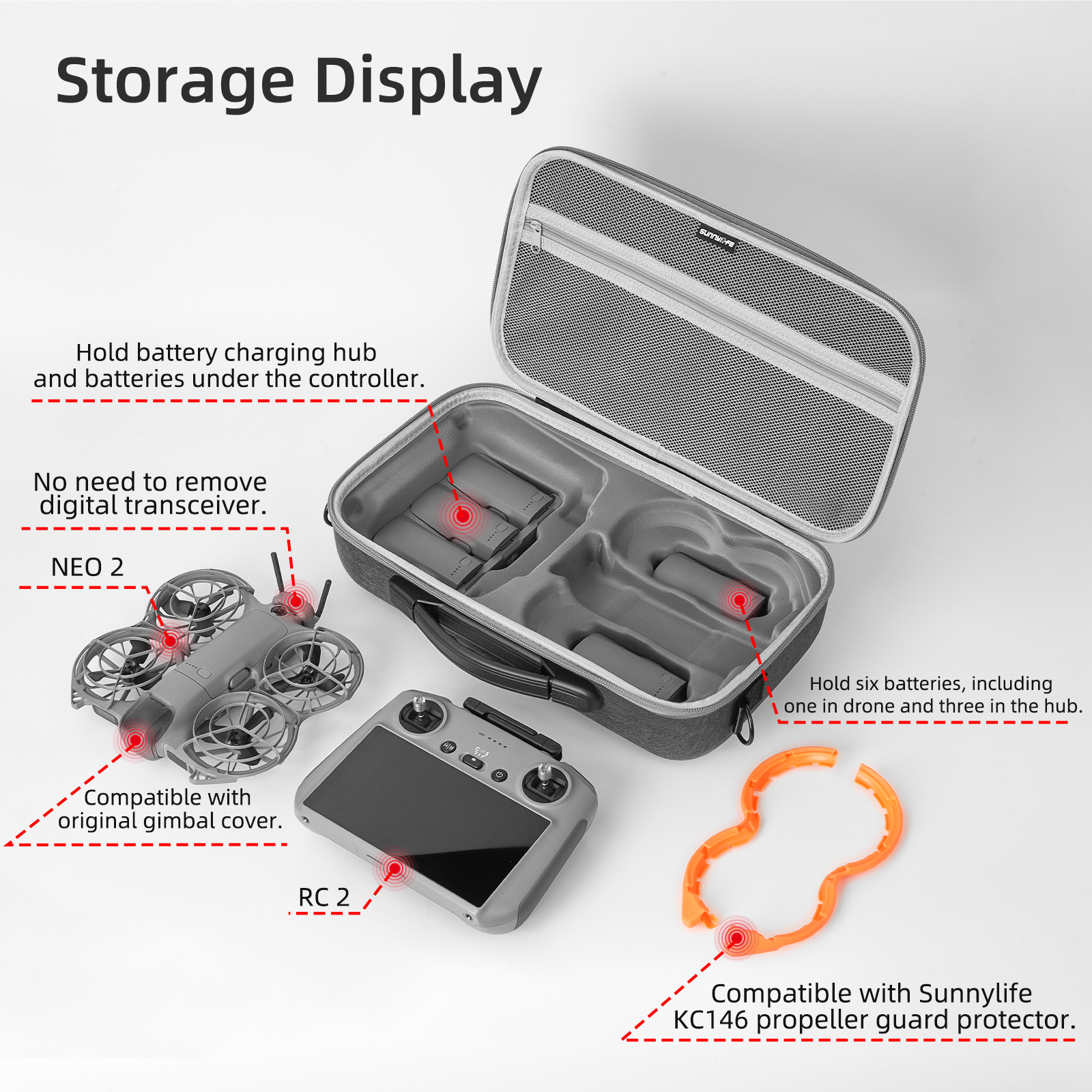 Portable Carrying Case For DJI - огляд і ціна Drone Carrying Case