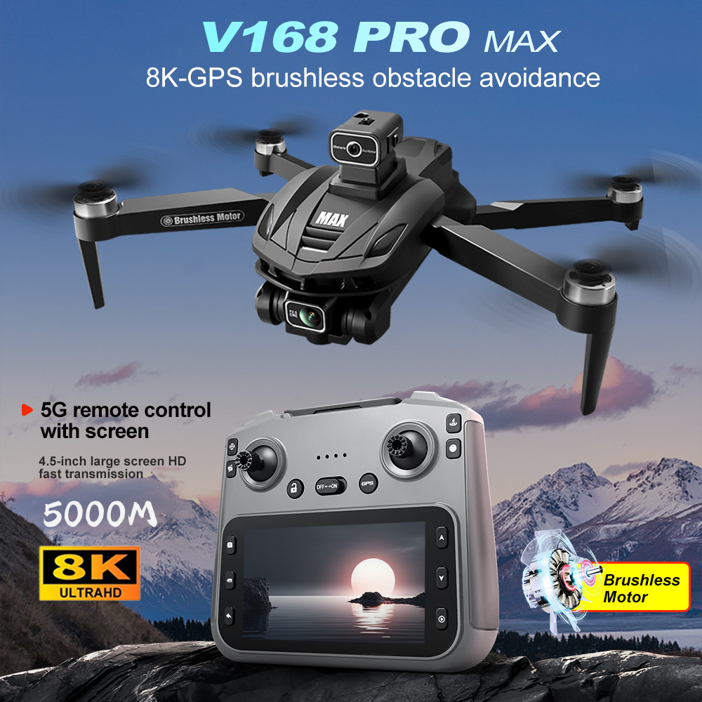 V168 PRO Max GPS Drone 8K Prof - огляд і ціна Drone Power Bank