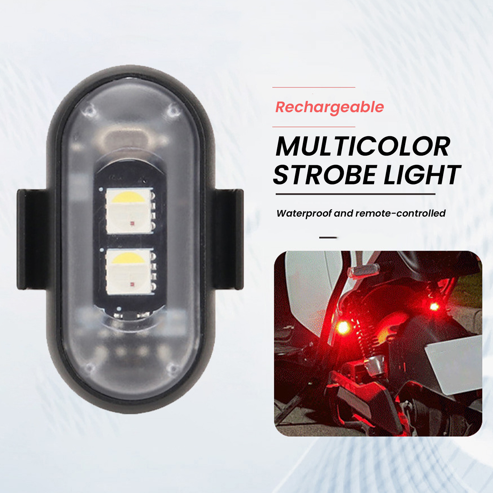2/4/6PCS Wireless LED Strobe L - огляд і ціна Drone Strobe Light