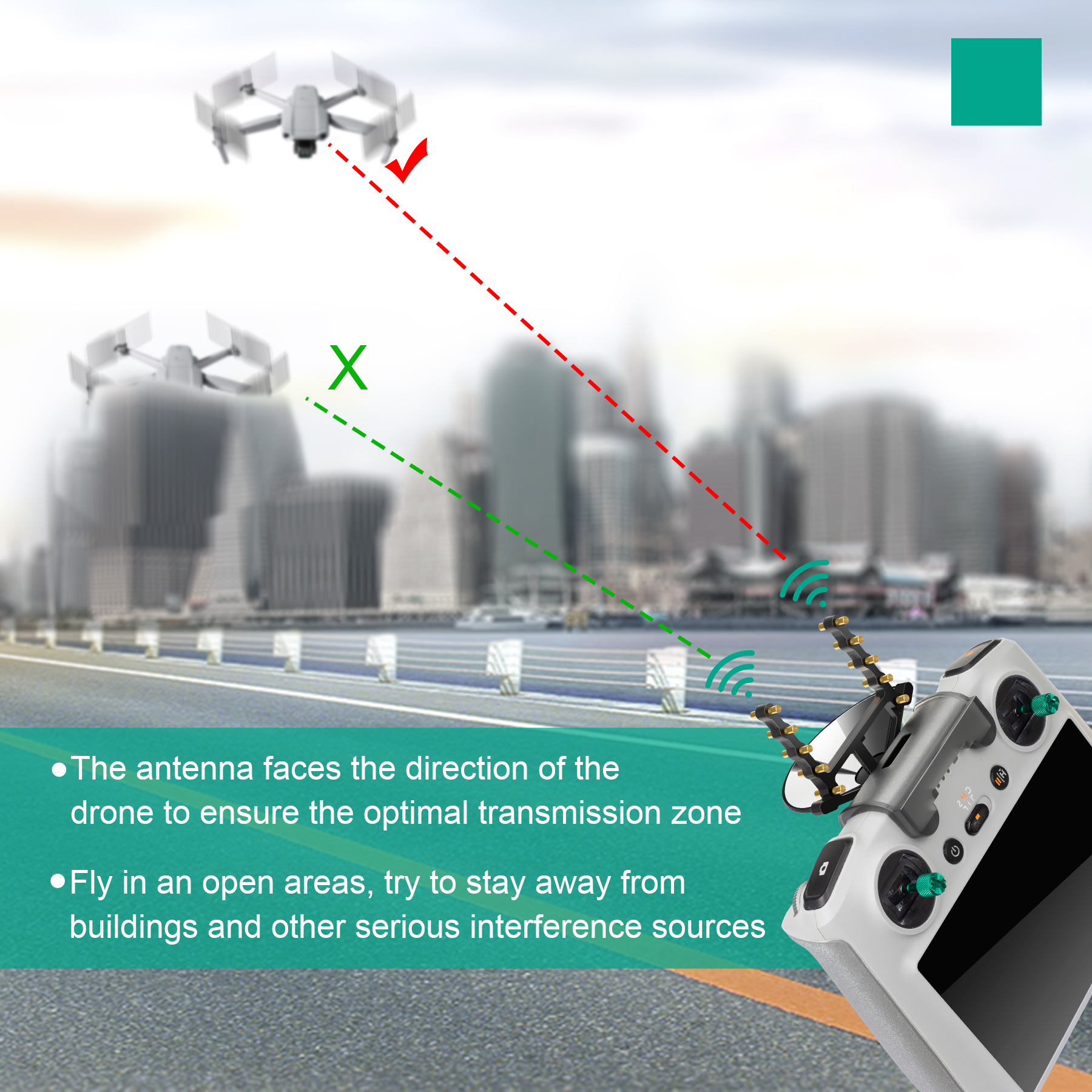 Antenna Signal Booster with Br - огляд і ціна Drone Tablet Mount