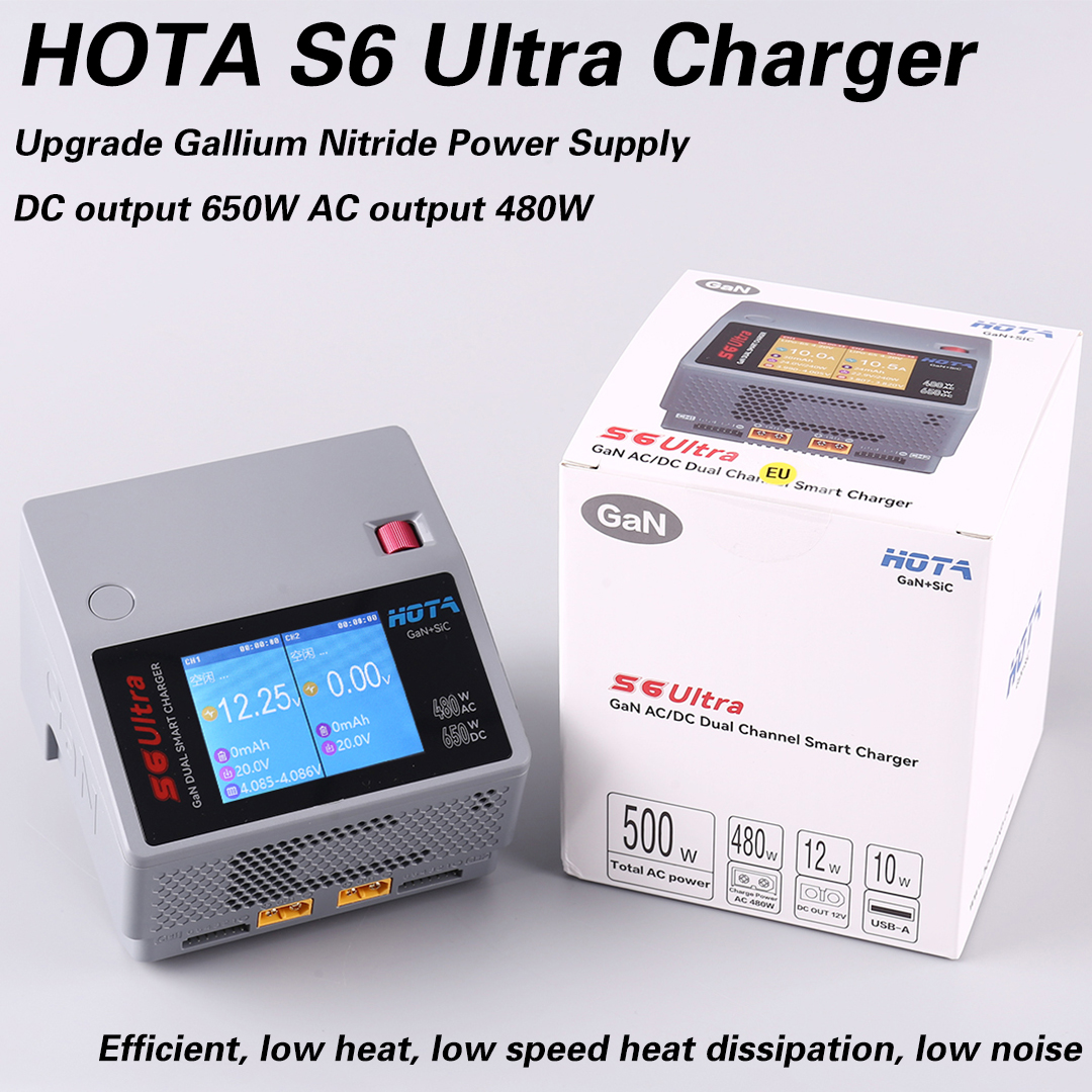 HOTA S6 Ultra Gallium Nitride  - огляд і ціна Drone Battery Charger