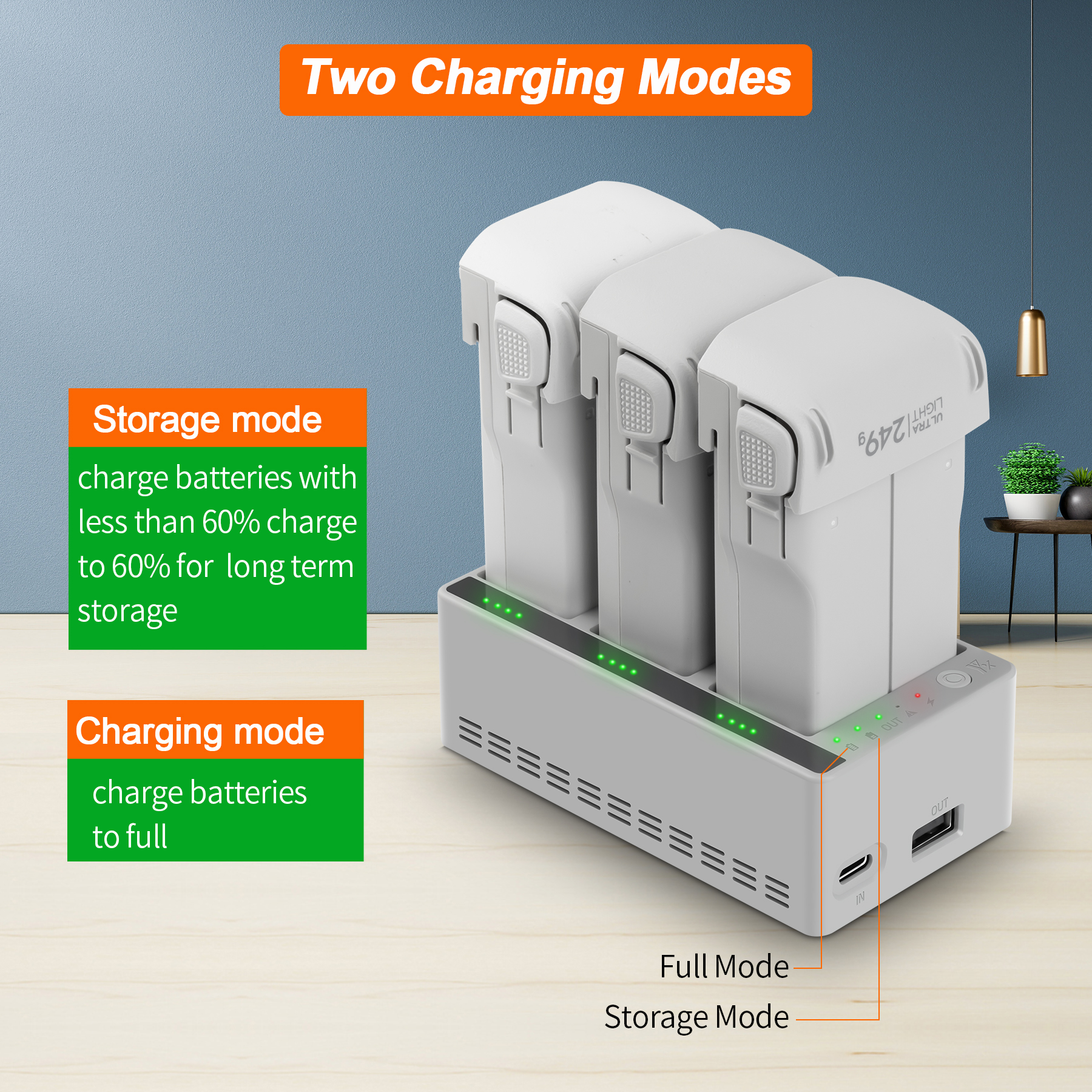 3-Way Battery Charger Butler F - огляд і ціна Drone Charging Hub