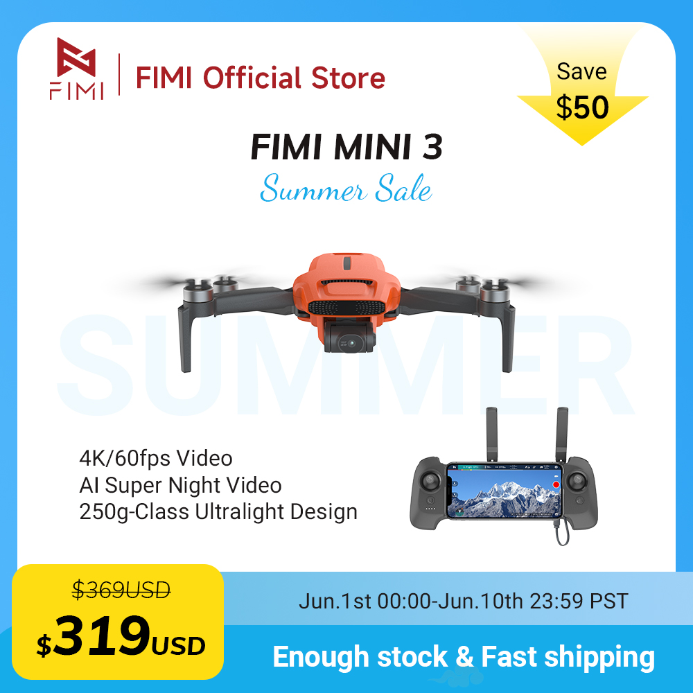 FIMI MINI 3 Camere drone 4K 60 - огляд і ціна Drone Remote Controller Lanyard
