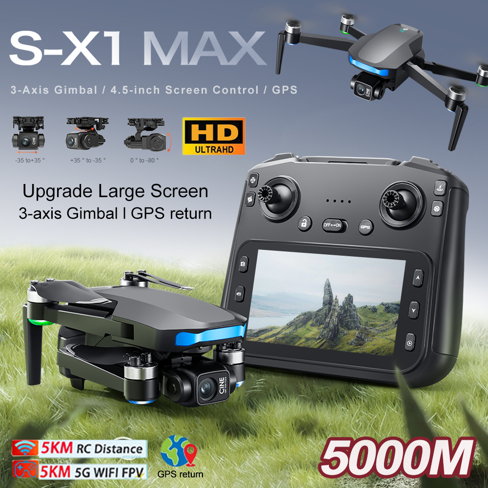 New S-X1 MAX Drone GPS 8K Prof - огляд і ціна Drone Power Bank