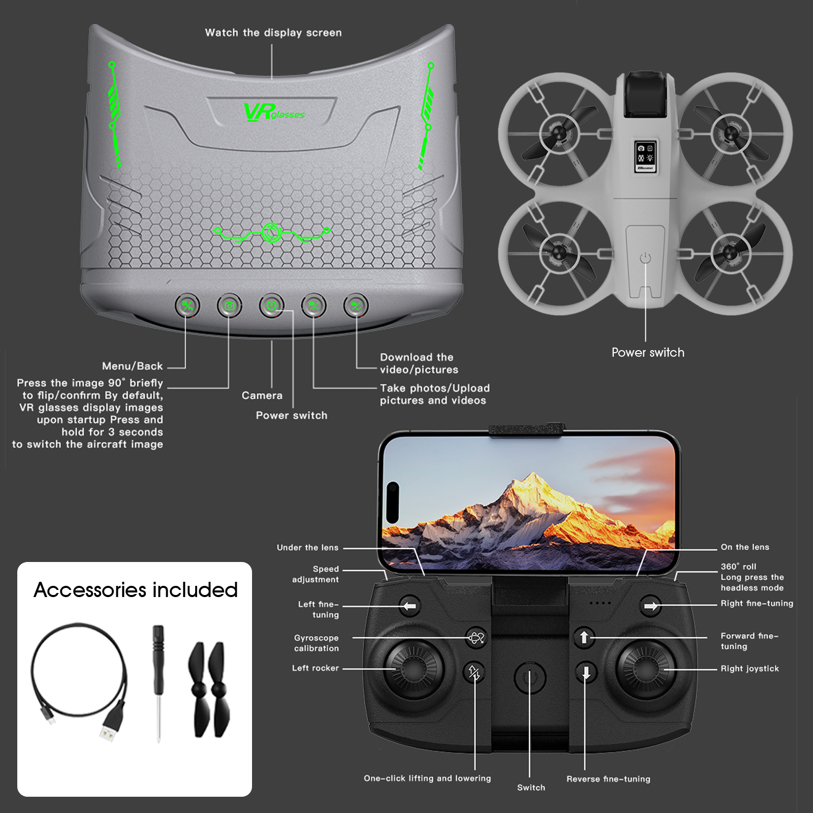 Mini Drone That Is Easy For Be - огляд і ціна Drone Power Bank